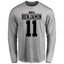 Travis Benjamin Player Issued Long Sleeve T-Shirt - Ash