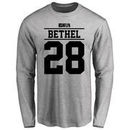 Justin Bethel Player Issued Long Sleeve T-Shirt - Ash