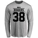 E.J. Biggers Player Issued Long Sleeve T-Shirt - Ash