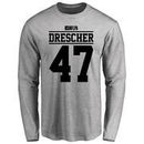 Justin Drescher Player Issued Long Sleeve T-Shirt - Ash