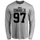 Mario Edwards Player Issued Long Sleeve T-Shirt - Ash