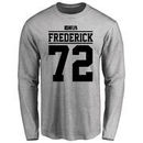 Travis Frederick Player Issued Long Sleeve T-Shirt - Ash