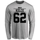 Jason Kelce Player Issued Long Sleeve T-Shirt - Ash