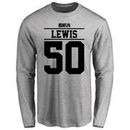Travis Lewis Player Issued Long Sleeve T-Shirt - Ash