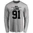 Chris Long Player Issued Long Sleeve T-Shirt - Ash