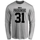Chris Prosinski Player Issued Long Sleeve T-Shirt - Ash