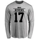 Philip Rivers Player Issued Long Sleeve T-Shirt - Ash
