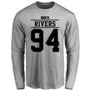 Gerald Rivers Player Issued Long Sleeve T-Shirt - Ash