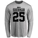 Richard Sherman Player Issued Long Sleeve T-Shirt - Ash