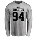 Justin Trattou Player Issued Long Sleeve T-Shirt - Ash