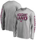 Texas A&M Aggies Aggieland Hometown Long Sleeve T-Shirt - Heathered Gray