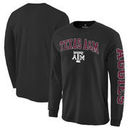 Texas A&M Aggies Fanatics Branded Distressed Arch Over Logo Long Sleeve Hit T-Shirt - Black
