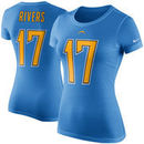 Philip Rivers Los Angeles Chargers Nike Women's Player Pride Color Rush Name & Number T-Shirt - Royal