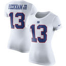 Odell Beckham Jr New York Giants Nike Women's Player Pride Color Rush Name & Number T-Shirt - White