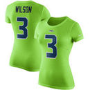 Russell Wilson Seattle Seahawks Nike Women's Player Pride Color Rush Name & Number T-Shirt - Green