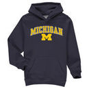 Michigan Wolverines Fanatics Branded Youth Campus Pullover Hoodie - Navy