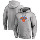 New York Knicks Fanatics Branded Primary Logo Pullover Hoodie - Gray