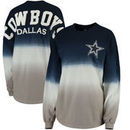 Dallas Cowboys NFL Pro Line by Fanatics Branded Women's Spirit Jersey Long Sleeve T-Shirt - Navy/Silver