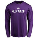 Kansas State Wildcats Kansas State Cross Country Long Sleeve T-Shirt - Purple