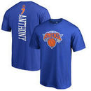 Carmelo Anthony New York Knicks Backer Name & Number T-Shirt - Royal