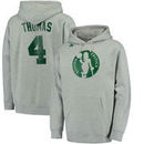 Isaiah Thomas Boston Celtics adidas Name and Number Pullover Hoodie - Heathered Gray