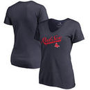 Boston Red Sox Women's Frontsweep T-Shirt - Navy