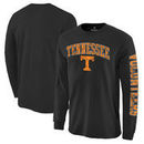 Tennessee Volunteers Distressed Arch Over Logo Long Sleeve Hit T-Shirt - Black