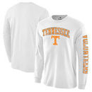 Tennessee Volunteers Distressed Arch Over Logo Long Sleeve Hit T-Shirt - White