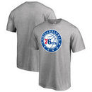 Philadelphia 76ers Fanatics Branded Primary Logo T-Shirt - Heather Gray