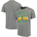 Minnesota North Stars CCM Classic Stripe Tri-Blend T-Shirt - Gray