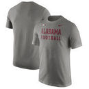 Alabama Crimson Tide Nike Facility T-Shirt - Charcoal