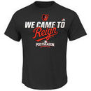 Baltimore Orioles Majestic Big & Tall 2016 Postseason Authentic Collection We Came to Reign T-Shirt - Black
