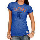 Florida Gators Original Retro Brand Women's Tri-Blend Crew Neck T-Shirt - Heathered Royal
