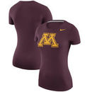 Minnesota Golden Gophers Nike Women's Logo Scoop Neck T-Shirt - Maroon