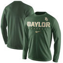 Baylor Bears Nike Practice Long Sleeve T-Shirt - Green