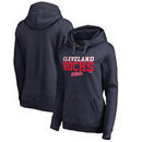 Cleveland Indians Women's Cleveland Rocks Hometown Pullover Hoodie - Navy