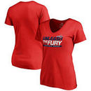 Washington Capitals Women's Hometown Collection The Fury V-Neck T-Shirt - Red