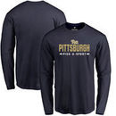 Pitt Panthers Custom Sport Long Sleeve T-Shirt - Navy