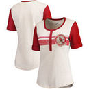 St. Louis Cardinals Fanatics Branded Women's True Classics Henley T-Shirt - Cream/Red