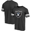 Oakland Raiders NFL Pro Line by Fanatics Branded Refresh Timeless Tri-Blend T-Shirt - Black