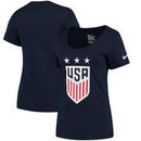 US Women's National Soccer Team Nike Women's Crest T-Shirt - Navy