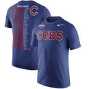 Chicago Cubs Nike 2016 World Series Champions Celebration Roster T-Shirt - Royal