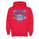 Chicago Cubs Stitches 2016 World Series Champions Cross Bats Pullover Hoodie - Red