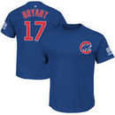 Kris Bryant Chicago Cubs Majestic 2016 World Series Champions Name & Number T-Shirt - Royal