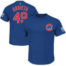 Jake Arrieta Chicago Cubs Majestic Youth 2016 World Series Champions Name & Number T-Shirt - Royal