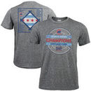 Chicago Cubs Majestic Threads 2016 World Series Champions Toast Champs Roster T-Shirt - Heather Gray