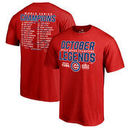 Chicago Cubs 2016 World Series Champions Legends T-Shirt - Red