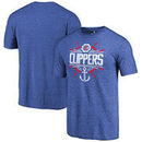LA Clippers Fanatics Branded Hometown Collection High Tide Tri-Blend T-Shirt - Royal