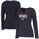 Washington Wizards Fanatics Branded Women's Nostalgia Plus Size Long Sleeve T-Shirt - Navy