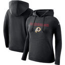 Washington Redskins Nike Women's Club Tri-Blend Pullover Hoodie - Black